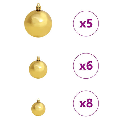 Kunstkerstboom met 150 LED Groen 120 cm PVC en Plastic en Staal