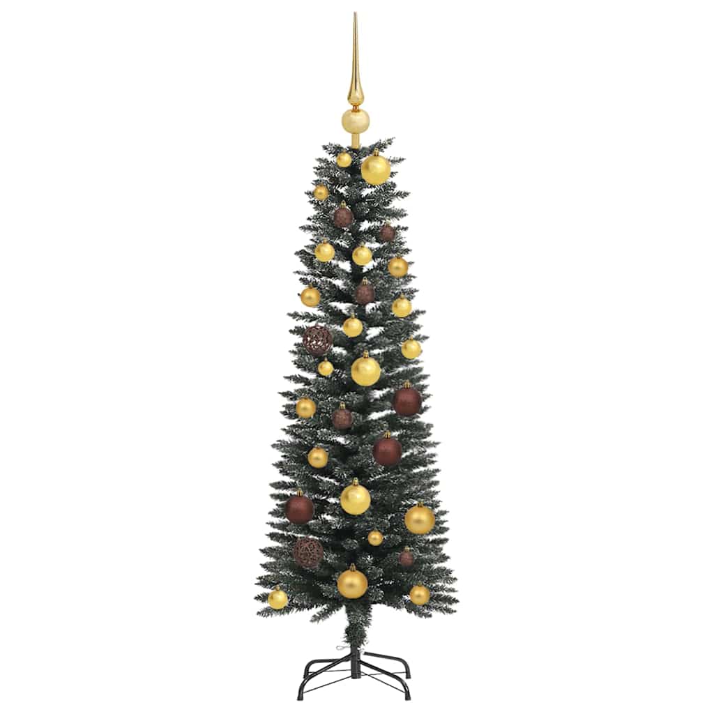 Kunstkerstboom met 150 LED Groen 120 cm PVC en Plastic en Staal