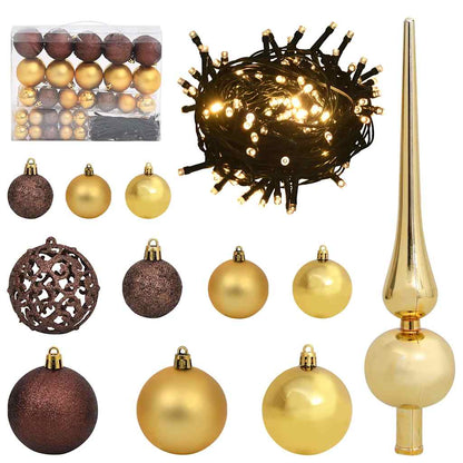 Kunstkerstboom met 150 LED Groen 120 cm PVC en Plastic en Staal