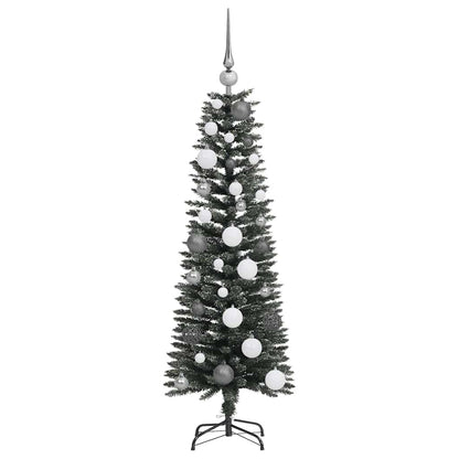 Kunstkerstboom met 150 LED Groen 120 cm PVC en Plastic en Staal