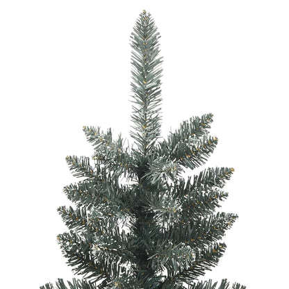Kunstkerstboom met 300 LED Groen 180 cm PVC en Plastic en Staal