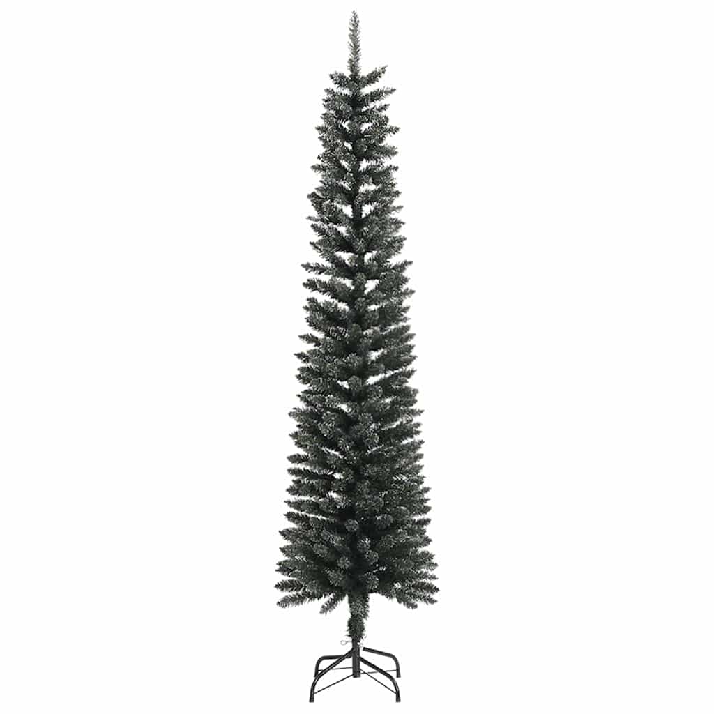 Kunstkerstboom met 300 LED Groen 180 cm PVC en Plastic en Staal