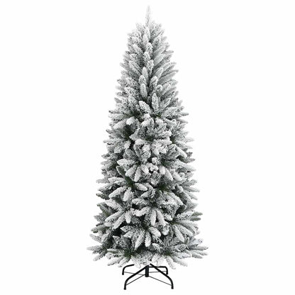 Kunstkerstboom Wit 150 cm PVC en Plastic en Staal en PE