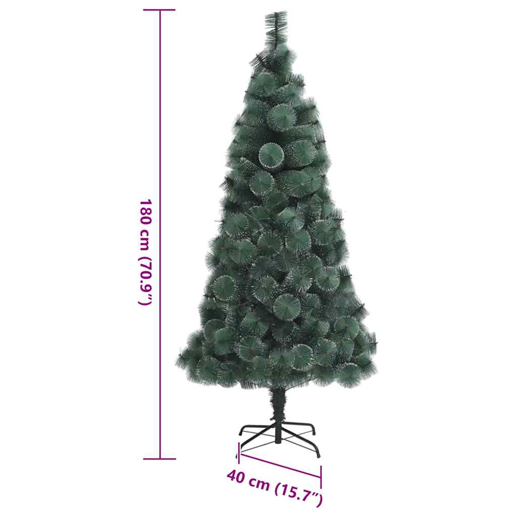 Kunst Kerstboom met verlichting met 300 LED Groen 180 cm PET