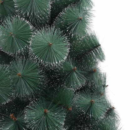 Artificial Pre-lit Kerstboom met Ballenset Groen 210 cm PET