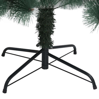 Artificial Pre-lit Kerstboom met Ballenset Groen 210 cm PET
