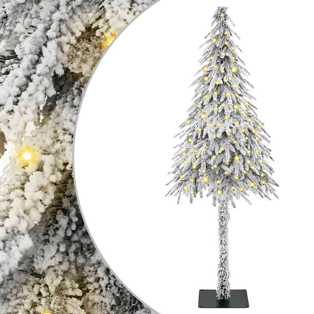 Kerstboom met 150 LED met standaard Wit 120 cm PE en staal