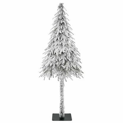 Kerstboom met 150 LED met standaard Wit 120 cm PE en staal