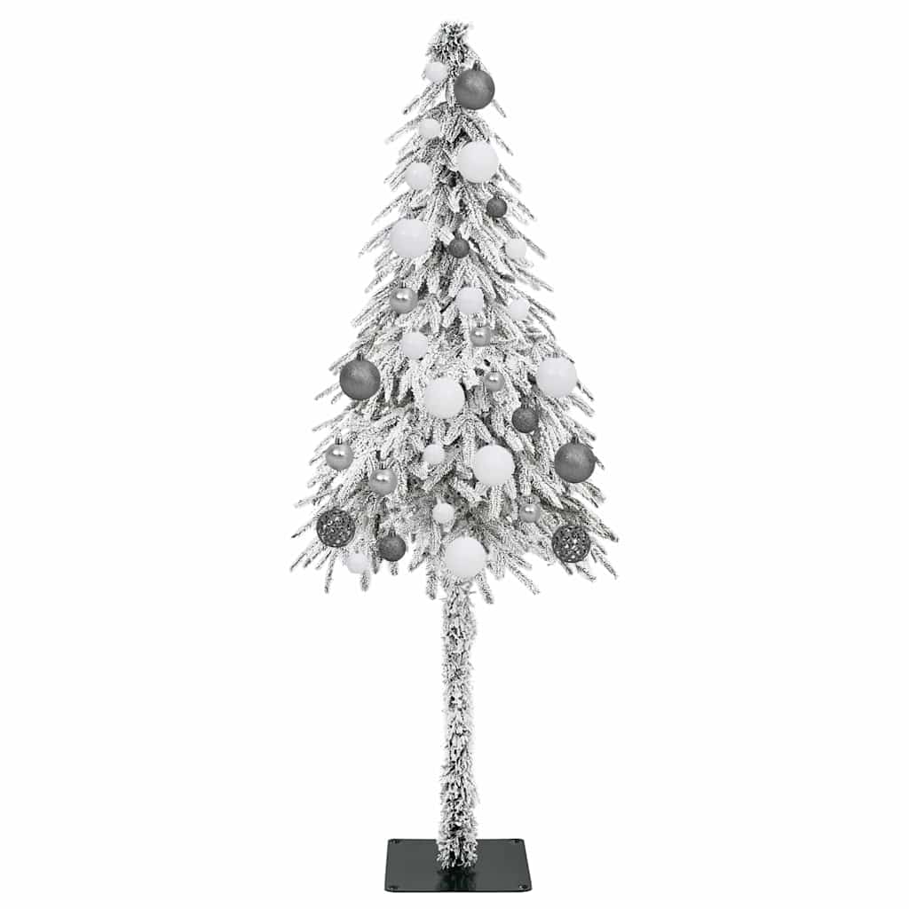 Kerstboom met 150 LED met standaard Wit 120 cm PE en staal