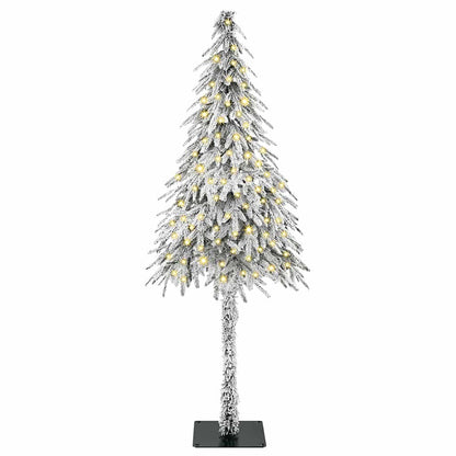 Kerstboom met 150 LED met standaard Wit 150 cm PE en staal