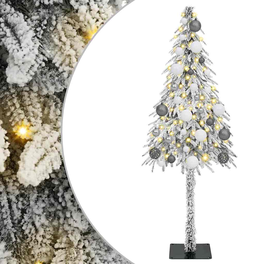 Kerstboom met 150 LED met standaard Wit 150 cm PE en staal