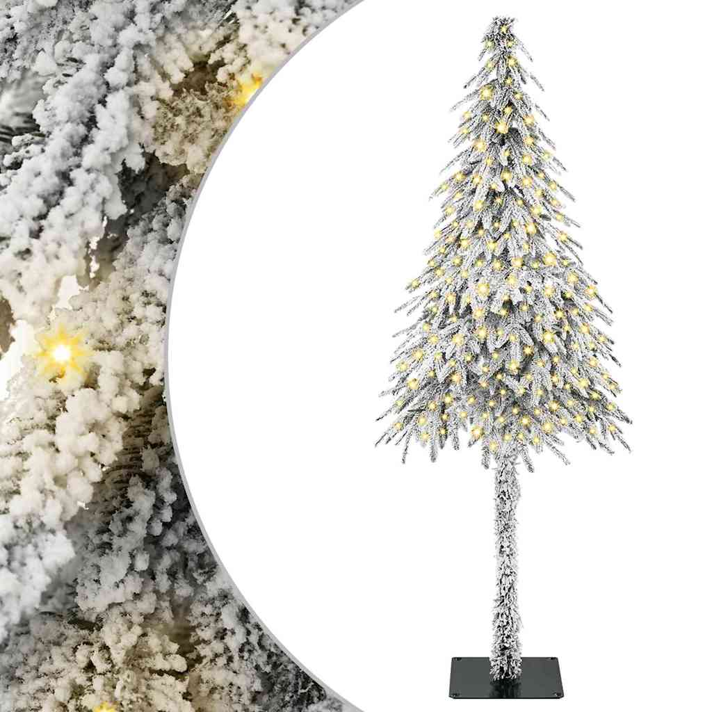 Kerstboom met 300 LED met standaard Wit 210 cm PE en staal