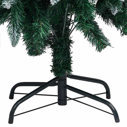 Kunstkerstboom Groen 180 cm PVC en Staal en Kunststof
