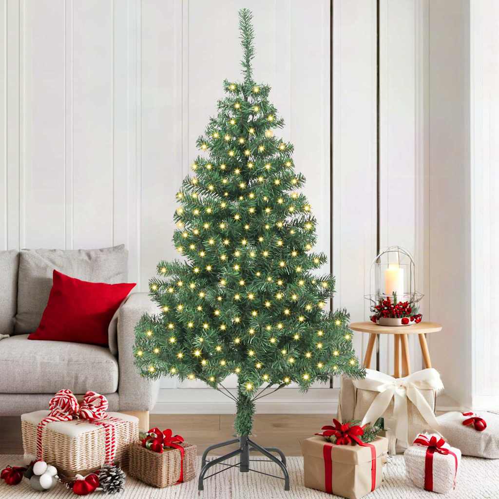 Kerstboom met 300 LED met standaard Groen 180 cm PVC