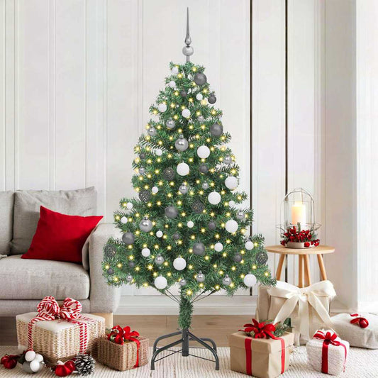 Kerstboom met 300 LED met standaard Groen 180 cm PVC