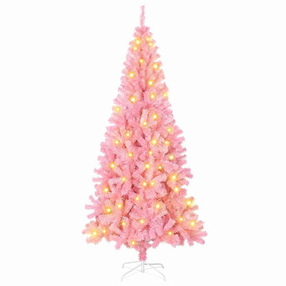 Kerstboom met 300 LED met standaard Roze 180 cm PVC