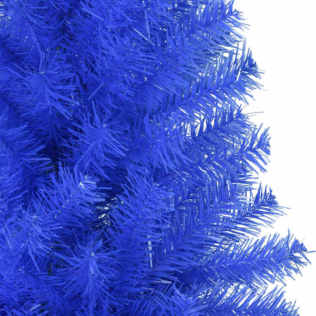 Kerstboom met 300 LED met standaard Blauw 180 cm PVC