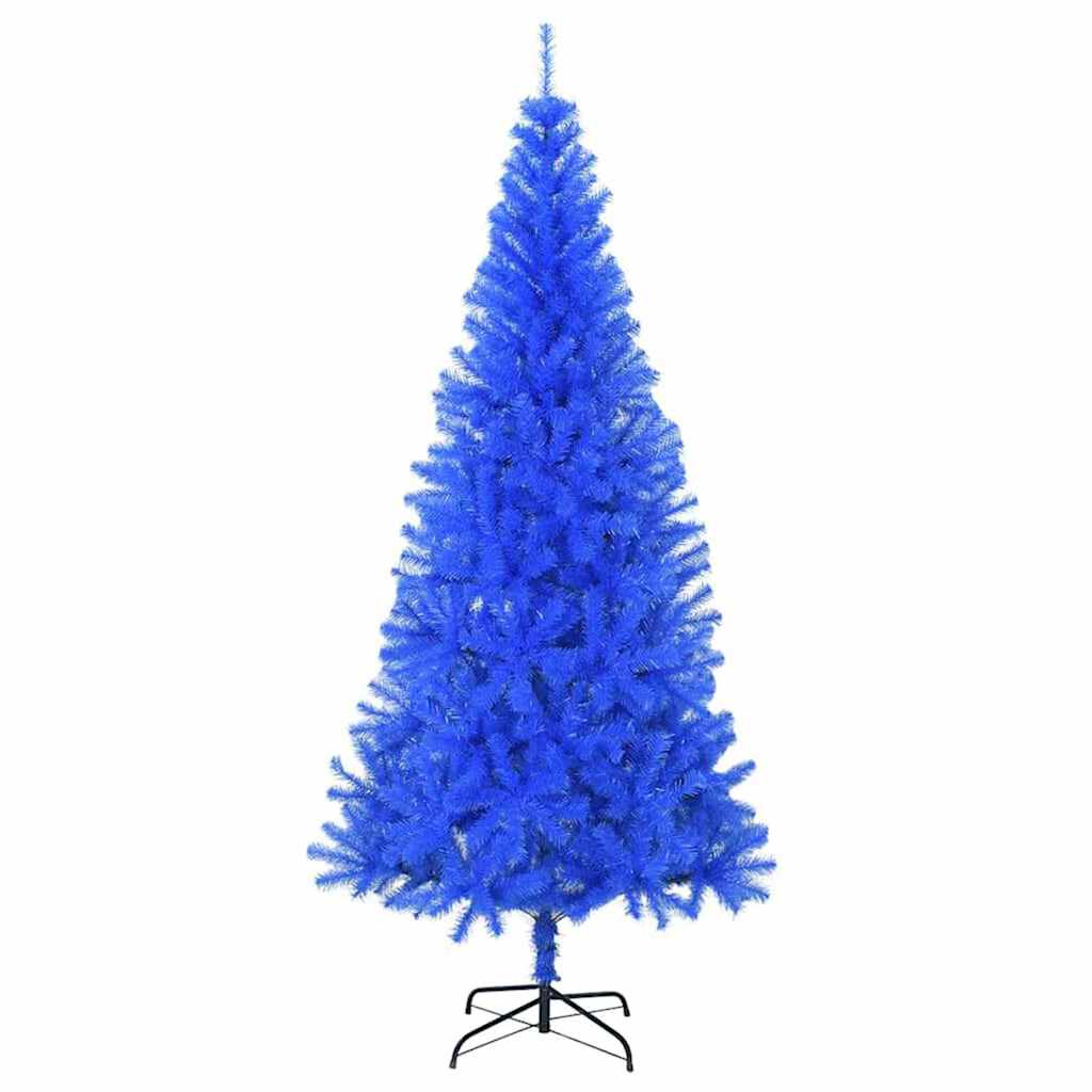 Kerstboom met 300 LED met standaard Blauw 180 cm PVC