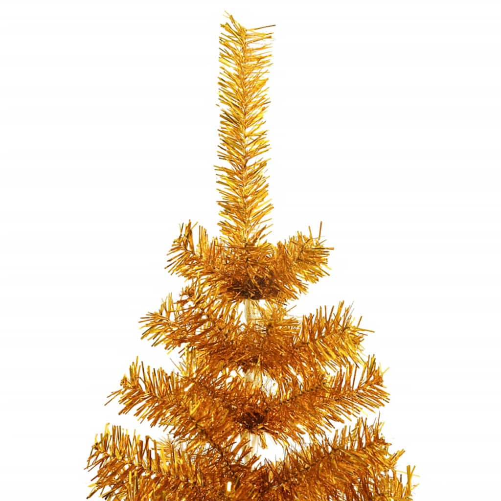 Kerstboom met 300 LED met standaard Goud 180 cm PET