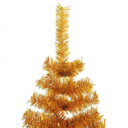 Kerstboom met 300 LED met standaard Goud 180 cm PET