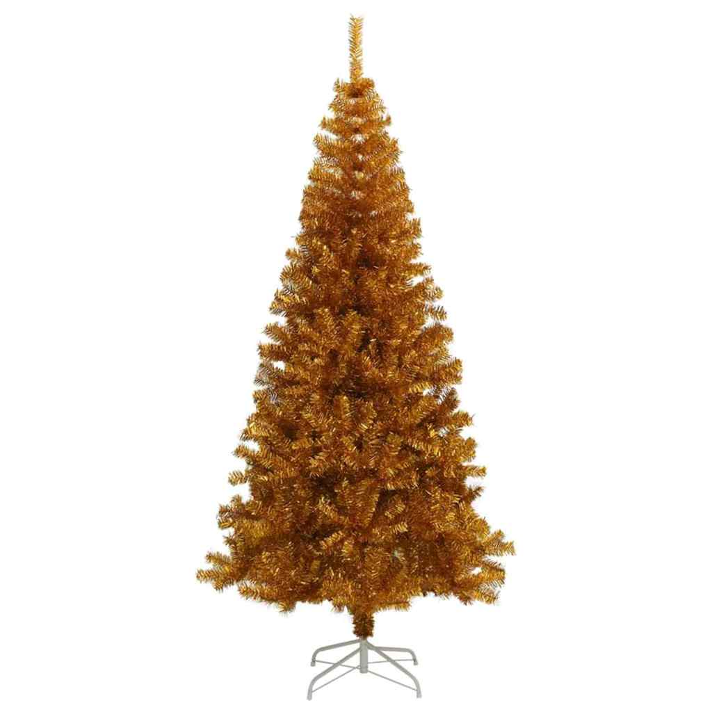 Kerstboom met 300 LED met standaard Goud 180 cm PET