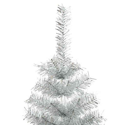 Kerstboom met 300 LED met standaard Zilver 180 cm PET
