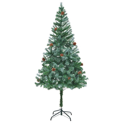 Kunstkerstboom met 300 LED Groen 180 cm PVC en Staal