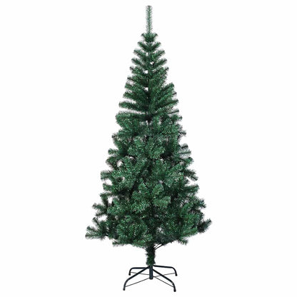 Kunstmatig Voorverlicht Kerstboom Groen 240 cm PVC en Metaal