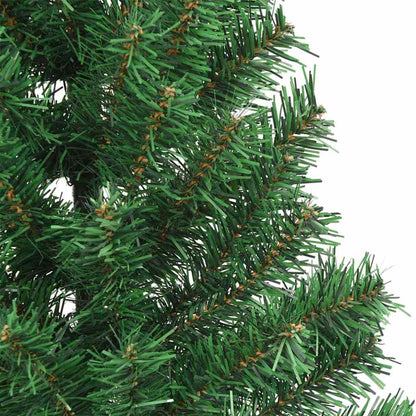 Kunstmatig Voorverlicht Kerstboom met 300 LED Groen 240 cm PVC
