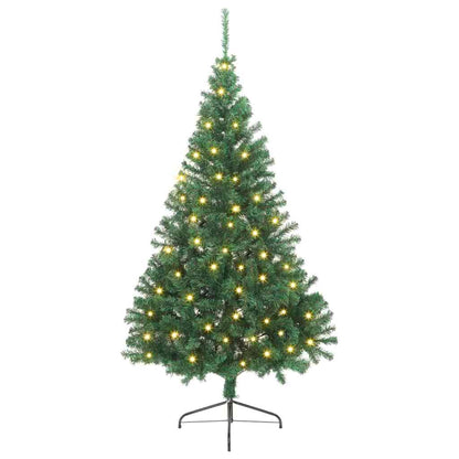 Kunstmatig Voorverlicht Kerstboom met 300 LED Groen 240 cm PVC