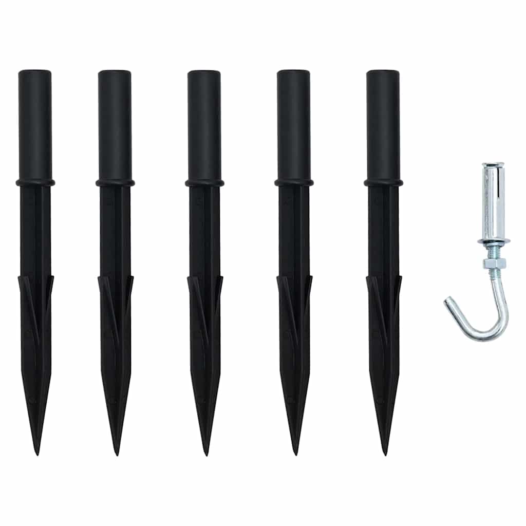 LED Kerstboom met Grondspiesjes Multikleur 511 cm Metaal