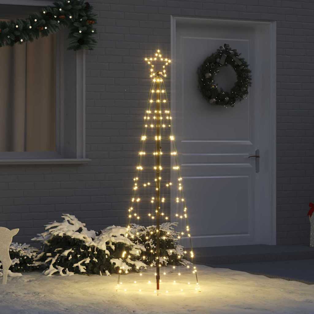 LED Kerstboom met Grondspiesjes met 390 LED Goud 250 cm IJzer