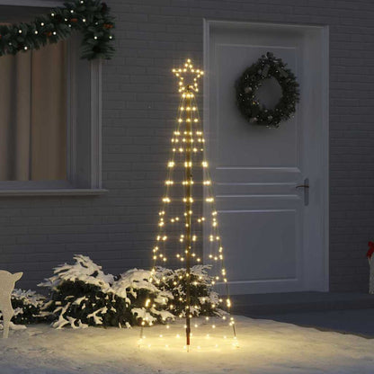 LED Kerstboom met Grondspiesjes met 390 LED Goud 250 cm IJzer