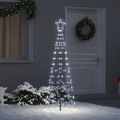 LED Kerstboom met Grondspiesjes Koudwit 250 cm IJzer