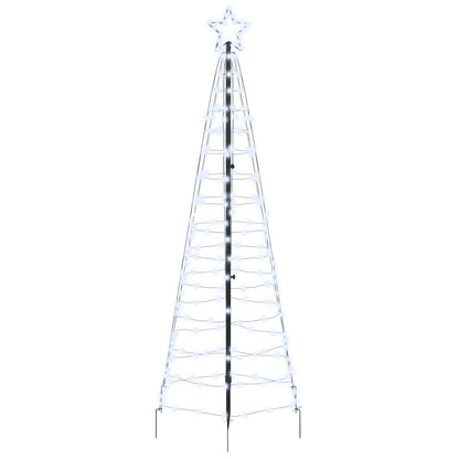 LED Kerstboom met Grondspiesjes Koudwit 250 cm IJzer