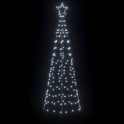 LED Kerstboom met Grondspiesjes Koudwit 250 cm IJzer