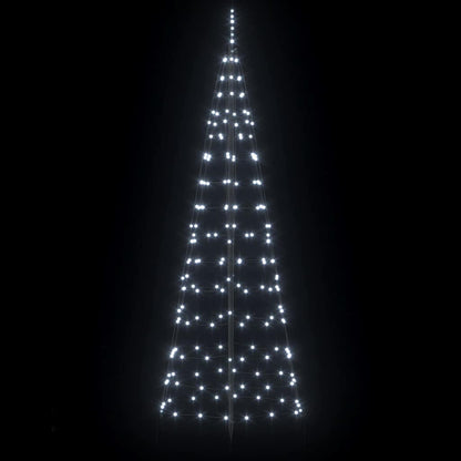 LED Kerstboom met Grondspiesjes Koudwit 250 cm IJzer