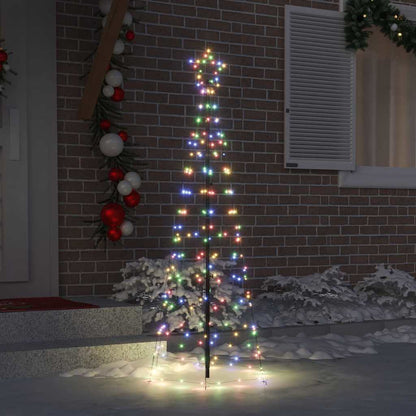 LED Kerstboom met Grondspiesjes Multikleur 250 cm IJzer