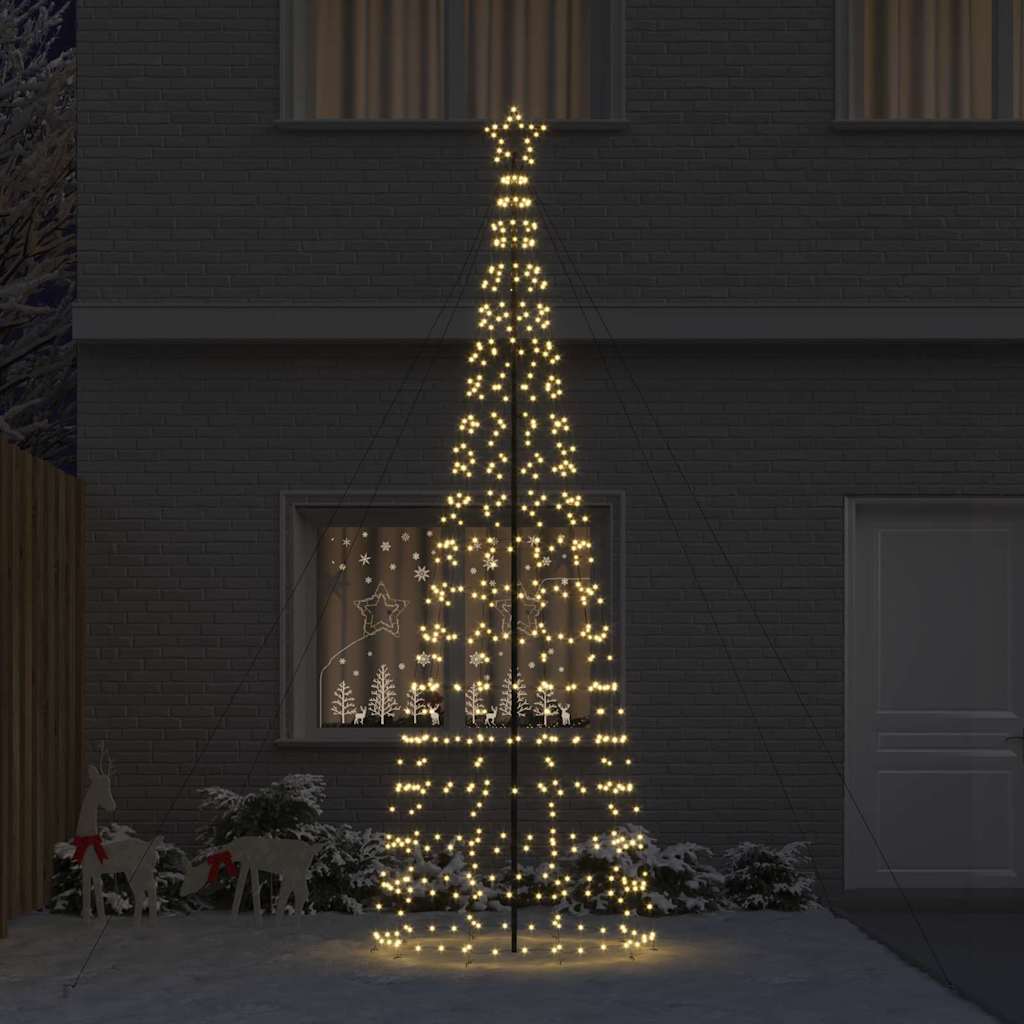 LED Kerstboom met Grondspiesjes met 800 LED Goud 400 cm IJzer