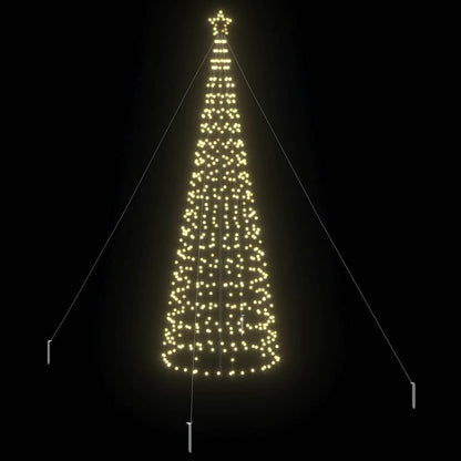LED Kerstboom met Grondspiesjes met 800 LED Goud 400 cm IJzer