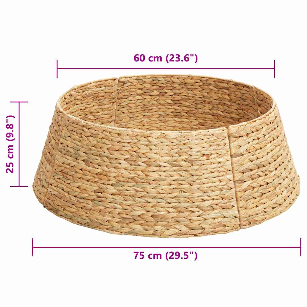 Kerstboomkraag Bruin 75 x 75 x 25 cm Waterhyacint