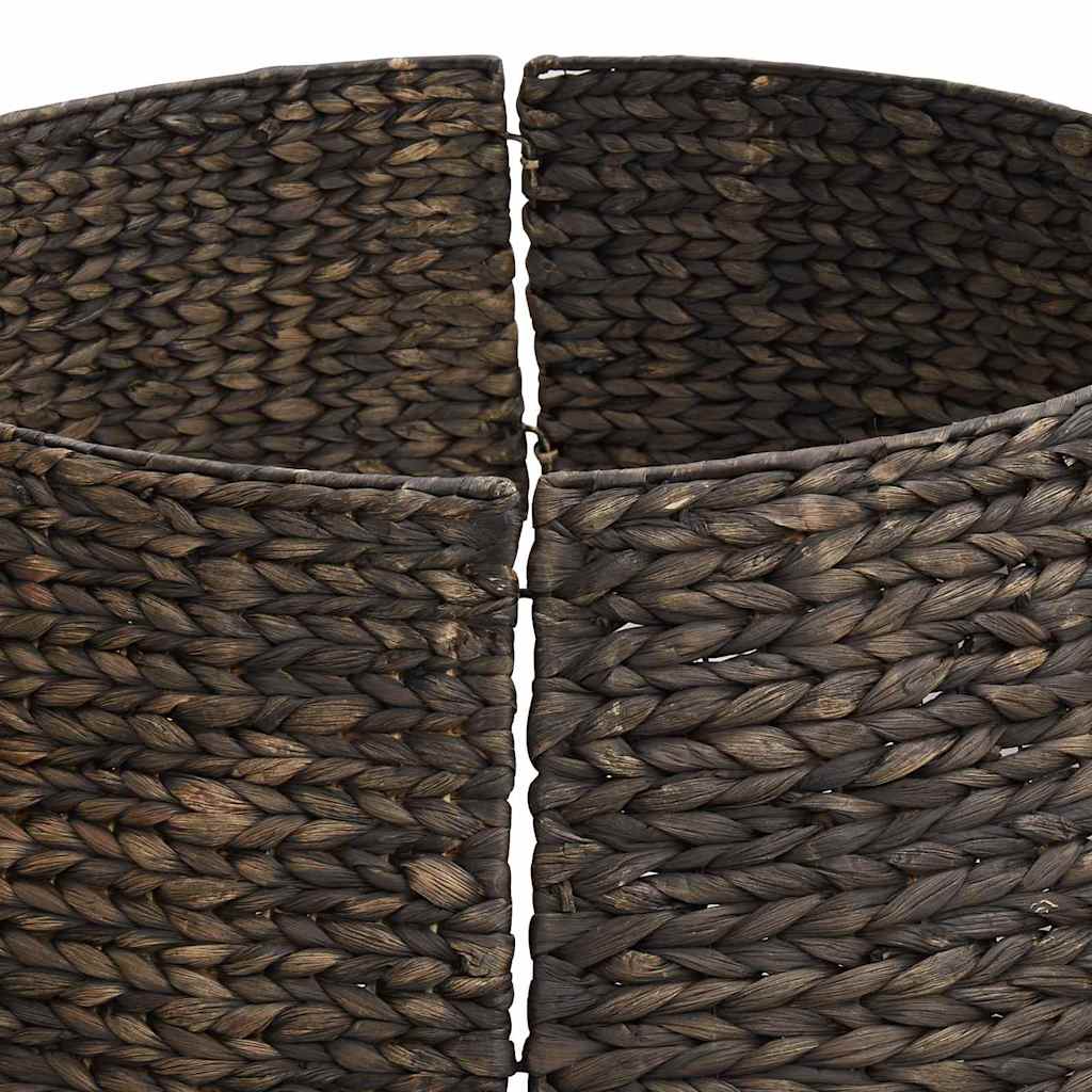 Kerstboomkraag Zwart 105 x 105 x 28 cm Waterhyacint