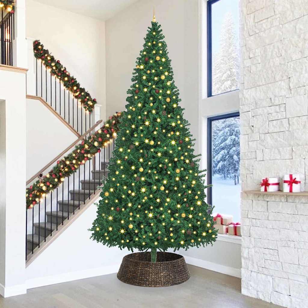 Kerstboomkraag Zwart 105 x 105 x 28 cm Waterhyacint