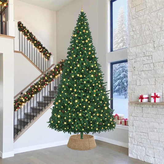 Kerstboomkraag Bruin 90 x 90 x 28 cm Zeegras