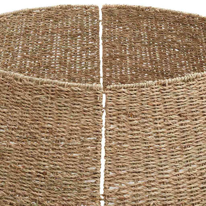 Kerstboomkraag Bruin 105 x 105 x 28 cm Zeegras