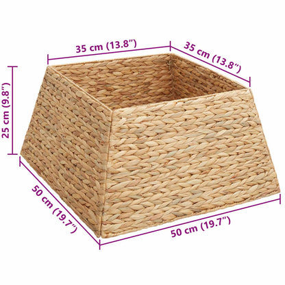 Kerstboomkraag Bruin 50 x 50 x 25 cm Waterhyacint