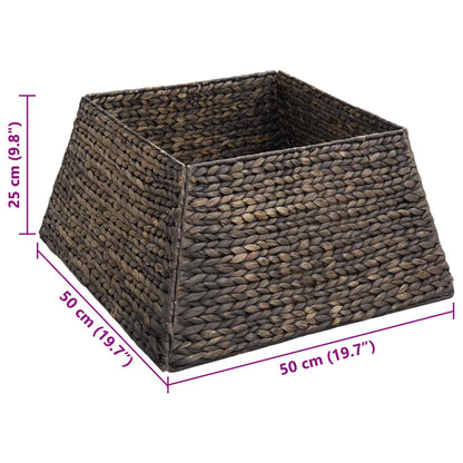 Kerstboomkraag Zwart 50 x 50 x 25 cm Waterhyacint