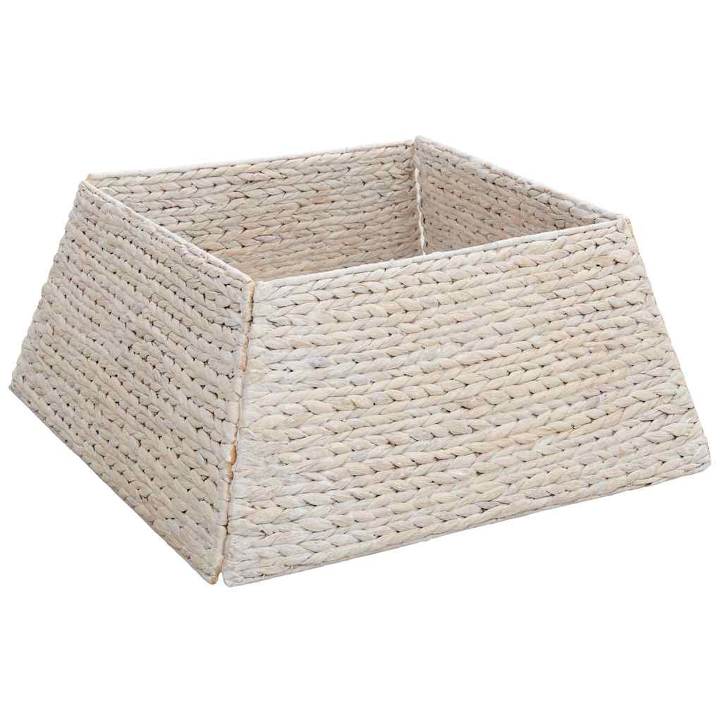 Kerstboomkraag Wit 60 x 60 x 28 cm Waterhyacint