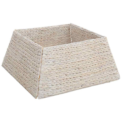 Kerstboomkraag Wit 60 x 60 x 28 cm Waterhyacint