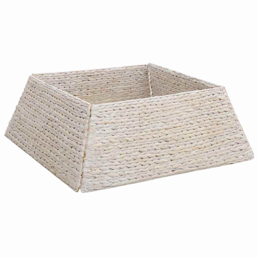 Kerstboomkraag Wit 70 x 70 x 28 cm Waterhyacint